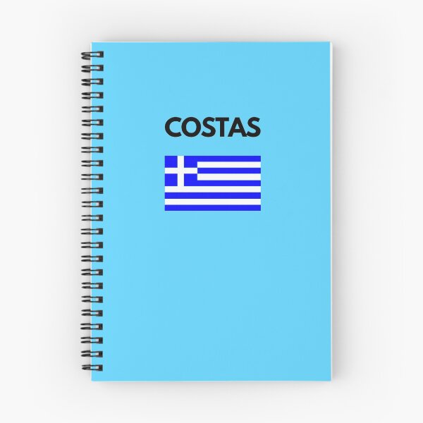 Item preview, Costas Greek Name with Greek Flag Design designed and sold by TheGreekGuy.
