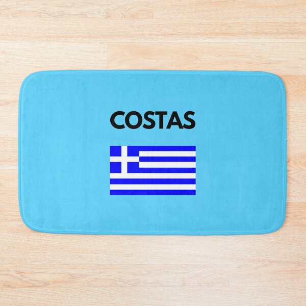 Item preview, Costas Greek Name with Greek Flag Design designed and sold by TheGreekGuy.