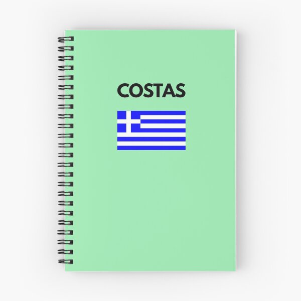 Item preview, Costas Greek Name with Greek Flag Design designed and sold by TheGreekGuy.