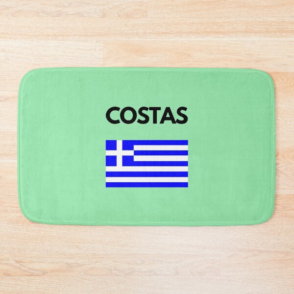 Item preview, Costas Greek Name with Greek Flag Design designed and sold by TheGreekGuy.