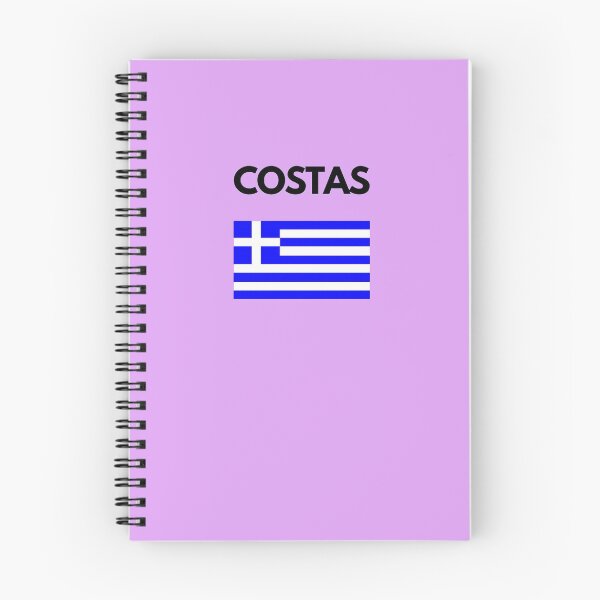 Item preview, Costas Greek Name with Greek Flag Design designed and sold by TheGreekGuy.