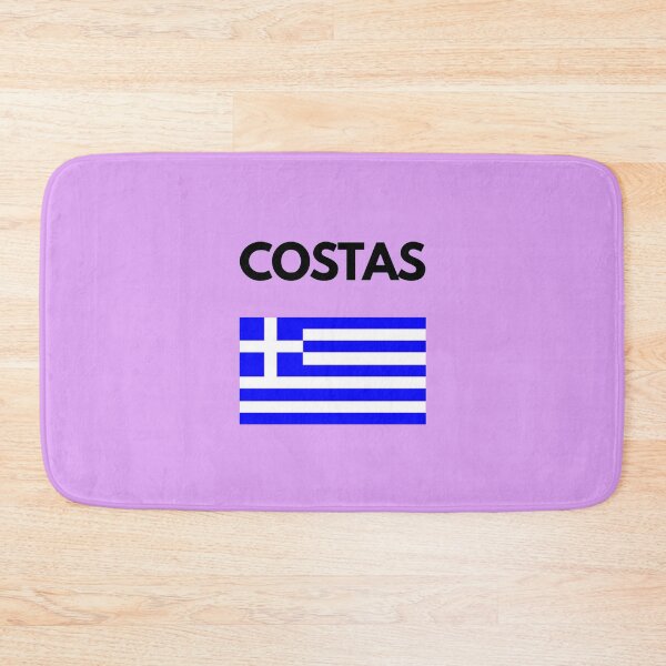 Item preview, Costas Greek Name with Greek Flag Design designed and sold by TheGreekGuy.