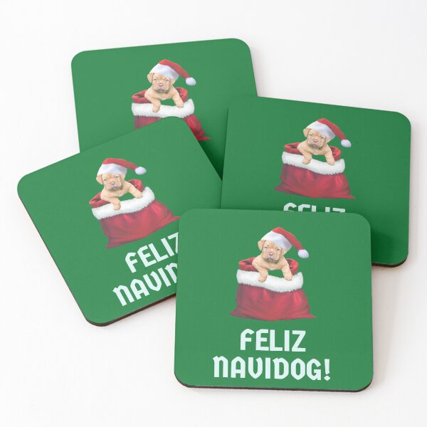 Item preview, Feliz Navidog, Dog Santa, Feliz Navidad Dog Greetings designed and sold by efenem.