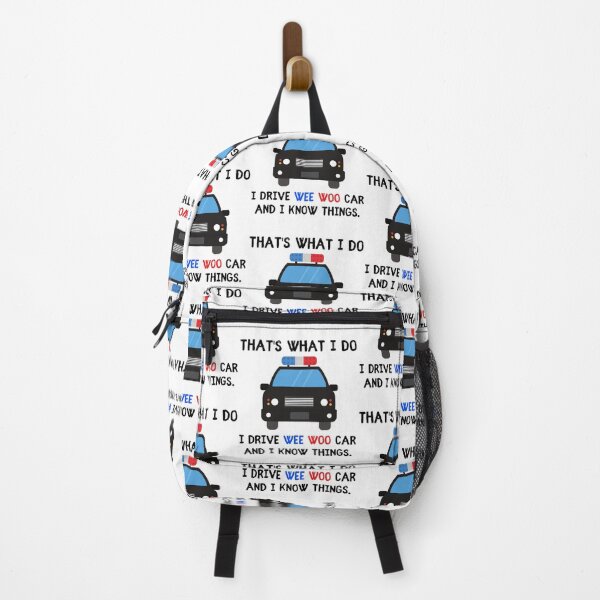 Item preview, Thats what I do I drive wee woo car and i know things funny police quotes designed and sold by OneTimeEngineer.