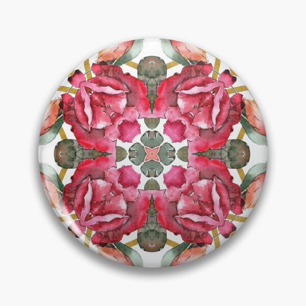 Item preview, Watercolor Floral Pattern Tile graphic  designed and sold by Openspace2020.