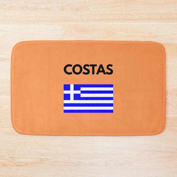 Item preview, Costas Greek Name with Greek Flag Design designed and sold by TheGreekGuy.