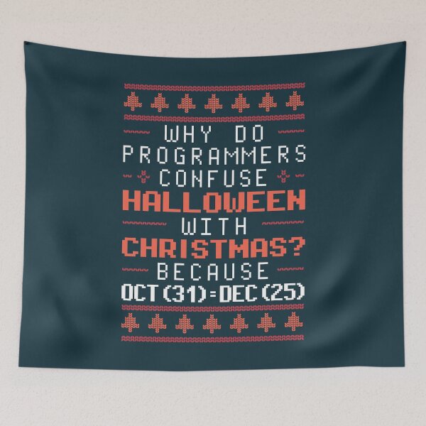 Item preview, Programmer Ugly Sweater Joke designed and sold by arrowroses.