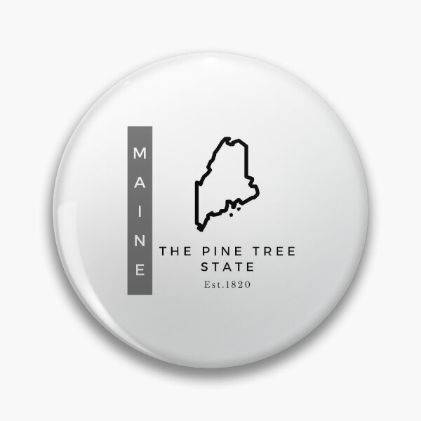 Item preview, Minimalist US State Design - Maine designed and sold by Gabriella Flores.
