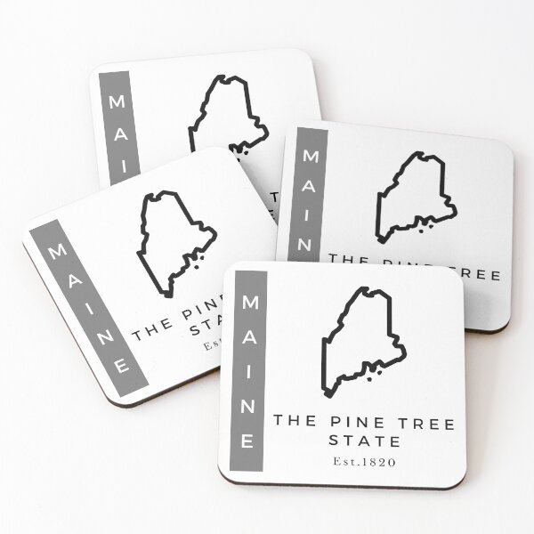 Item preview, Minimalist US State Design - Maine designed and sold by Gabriella Flores.