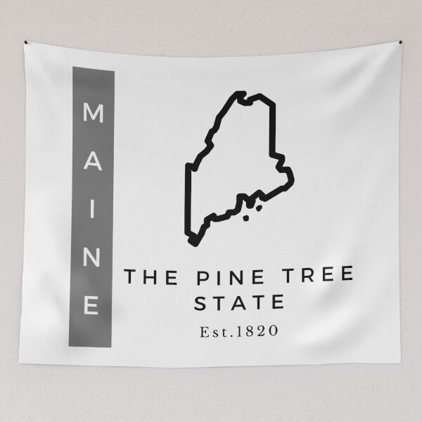 Item preview, Minimalist US State Design - Maine designed and sold by Gabriella Flores.
