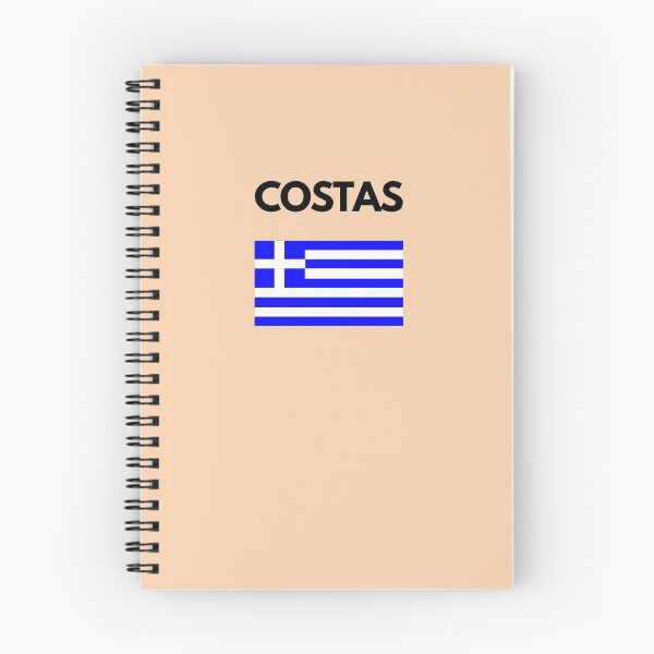 Item preview, Costas Greek Name with Greek Flag Design designed and sold by TheGreekGuy.