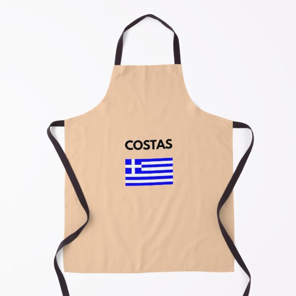 Item preview, Costas Greek Name with Greek Flag Design designed and sold by TheGreekGuy.