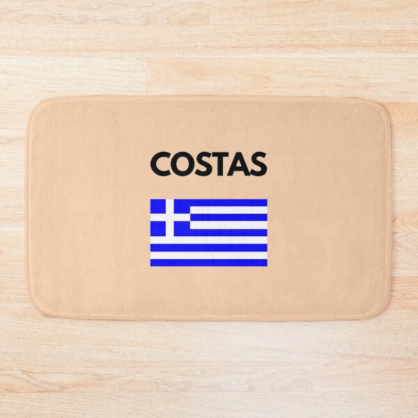 Item preview, Costas Greek Name with Greek Flag Design designed and sold by TheGreekGuy.