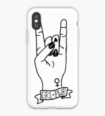 Vinilo o funda para iPhone grl pwr