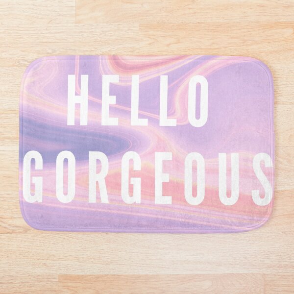 Item preview, HELLO GORGEOUS pastel marble designed and sold by TamaraSeagrams.