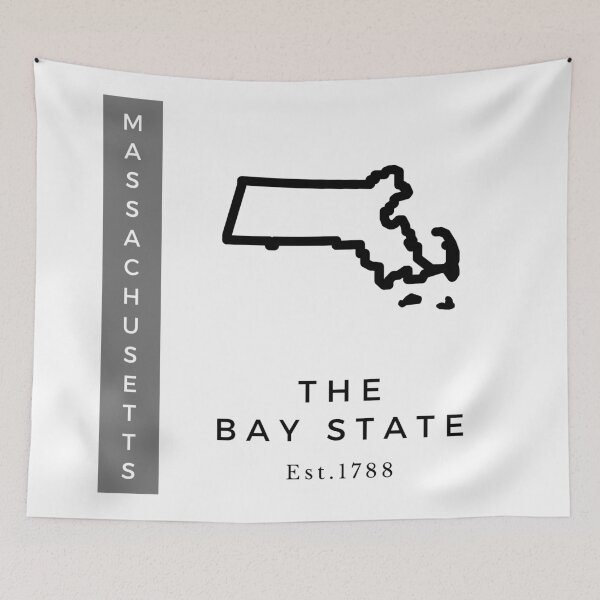 Item preview, Minimalist US State Design - Massachusetts designed and sold by Gabriella Flores.