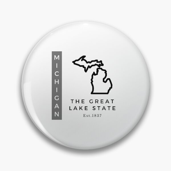Item preview, Minimalist US State Design - Michigan designed and sold by Gabriella Flores.