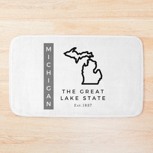 Item preview, Minimalist US State Design - Michigan designed and sold by Gabriella Flores.