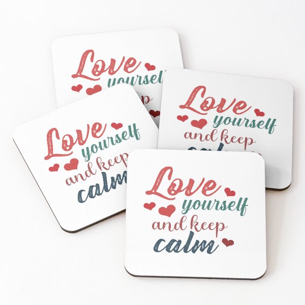Item preview, Love yourself and keep calm designed and sold by Mandala & More.