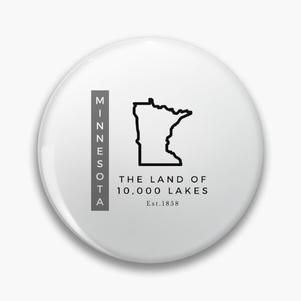 Item preview, Minimalist US State Design - Minnesota designed and sold by Gabriella Flores.