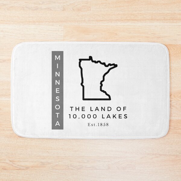 Item preview, Minimalist US State Design - Minnesota designed and sold by Gabriella Flores.