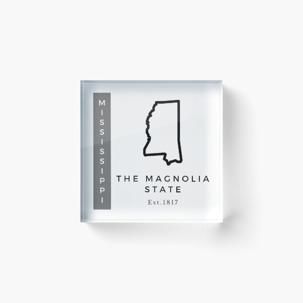 Item preview, Minimalist US State Design - Mississippi designed and sold by Gabriella Flores.