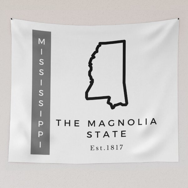Item preview, Minimalist US State Design - Mississippi designed and sold by Gabriella Flores.