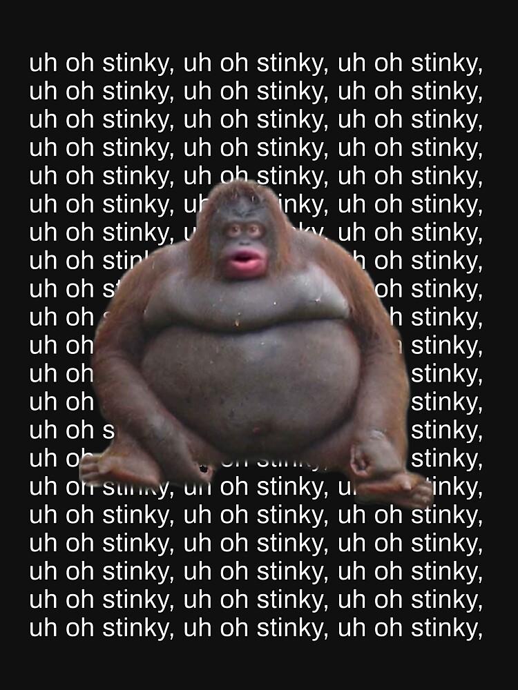 Uh Oh Stinky Poop Meme Funny Monkey Notebook: by Lo, Monkey