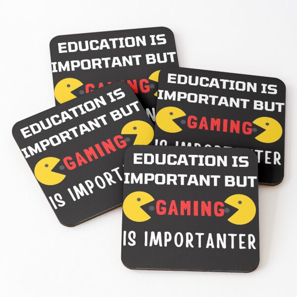 Item preview, Education Is Important But Gaming Is Importanter designed and sold by The Full Cart.