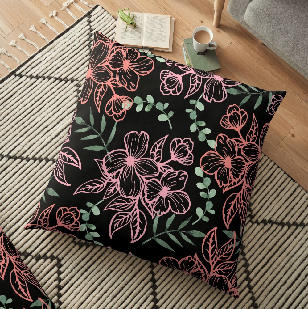 Midnight Visions Floor Pillow