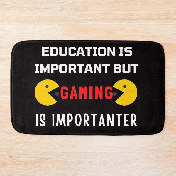 Item preview, Education Is Important But Gaming Is Importanter designed and sold by The Full Cart.