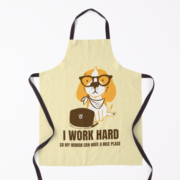 Item preview, I work hard,dog designed and sold by I AM O.J.A ..