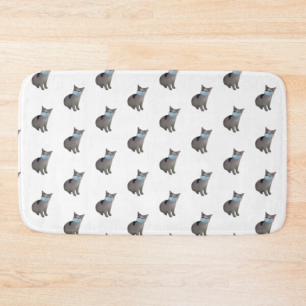 Item preview, social distancing meme cat with a mask 3 designed and sold by promisesarelies.
