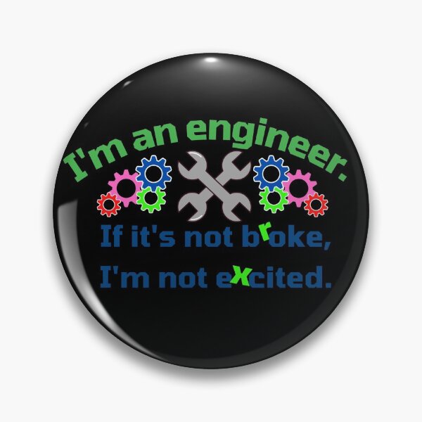 Item preview, I'm an engineer. Green and Navy. Colored gears. designed and sold by MihaiER.