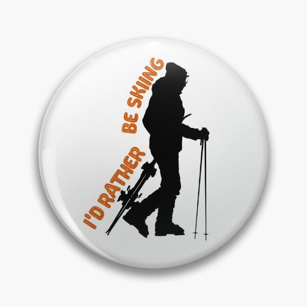 Item preview, I'd rather be skiing funny ski designed and sold by ds-4.
