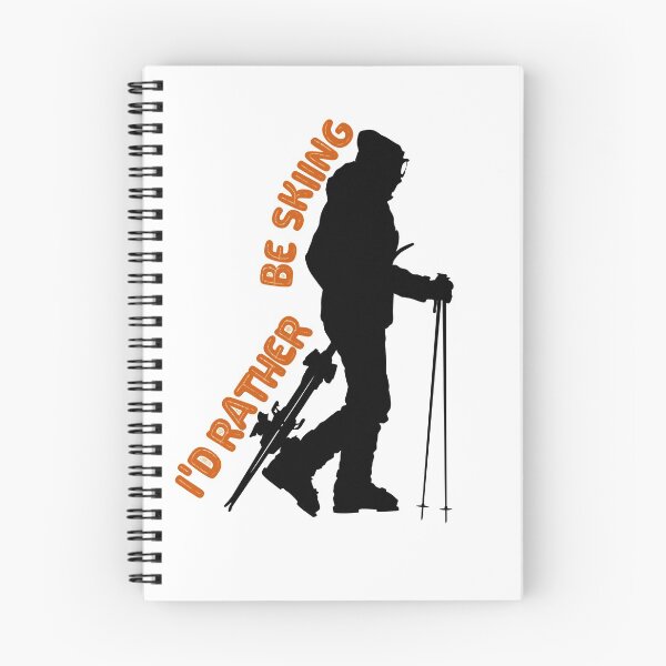 Item preview, I'd rather be skiing funny ski designed and sold by ds-4.