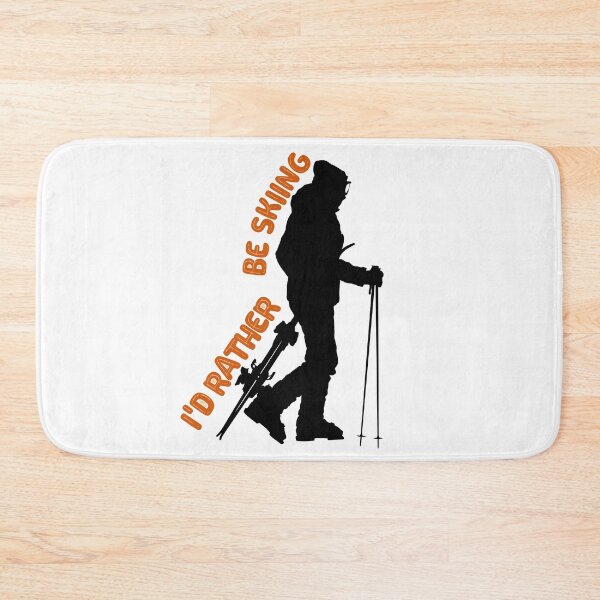 Item preview, I'd rather be skiing funny ski designed and sold by ds-4.