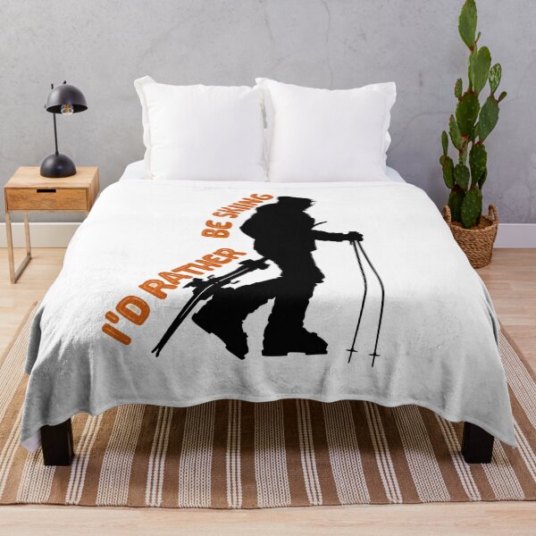 Item preview, I'd rather be skiing funny ski designed and sold by ds-4.