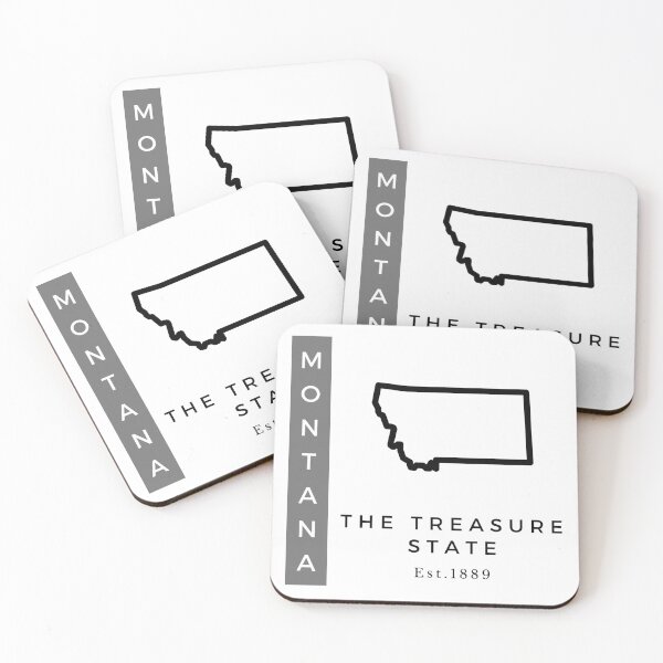 Item preview, Minimalist US State Design - Montana designed and sold by Gabriella Flores.