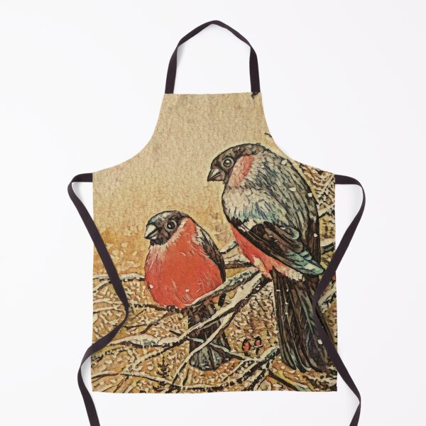 Item preview, Winter bullfinches designed and sold by helenkaiy.