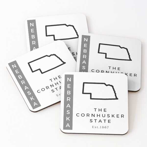 Item preview, Minimalist US State Design - Nebraska designed and sold by Gabriella Flores.