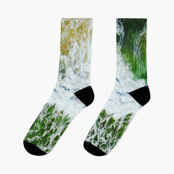 Item preview, green tidal waves designed and sold by Urbo Panda.