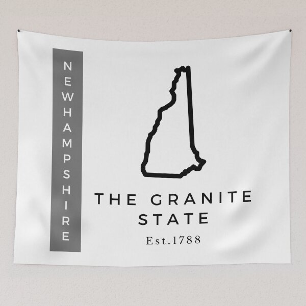 Item preview, Minimalist US State Design - New Hampshire designed and sold by Gabriella Flores.