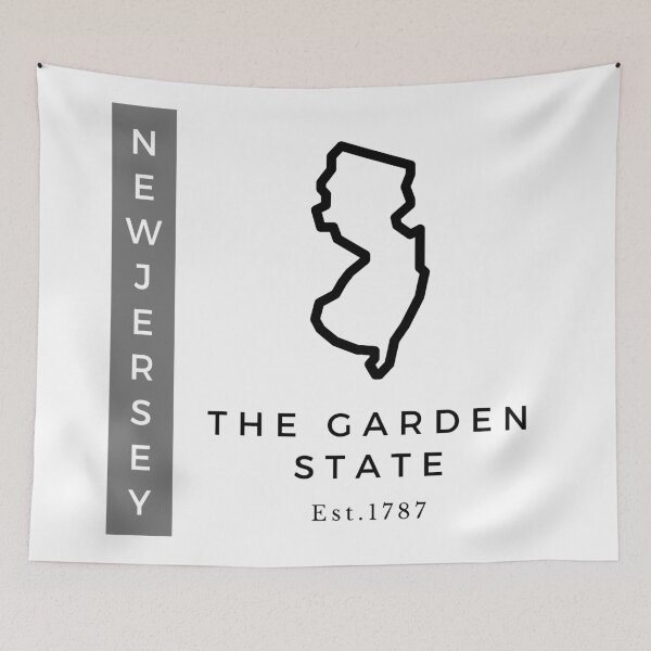 Item preview, Minimalist US State Design - New Jersey designed and sold by Gabriella Flores.
