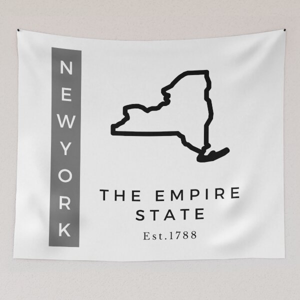 Item preview, Minimalist US State Design - New York designed and sold by Gabriella Flores.