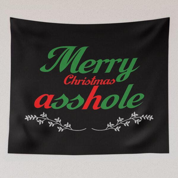 Item preview, Merry Christmas asshole designed and sold by keisthard.