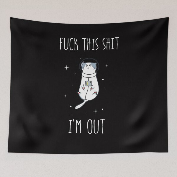 Item preview, Funny Cat Gift For Cat Lover , Fuck This Shit I'm Out designed and sold by Suhy.