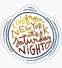 Live From New York Sticker