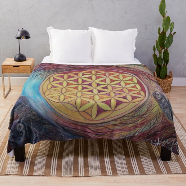Item preview, Flower of life, element earth designed and sold by shimaart.