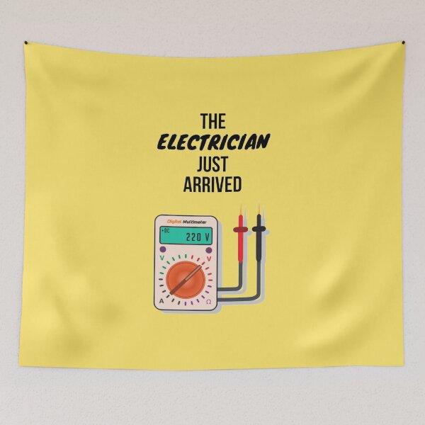 Item preview, The Electrician Just Arrived Gifts For Electricians designed and sold by TheGreekGuy.